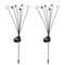 Solar Scary Eyeballs Lights Outdoor Halloween Decoration Swaying Light Halloween Path Lights Ornaments with Total 12LED IP65 Waterproof for Yard Garden Patio Party Decor